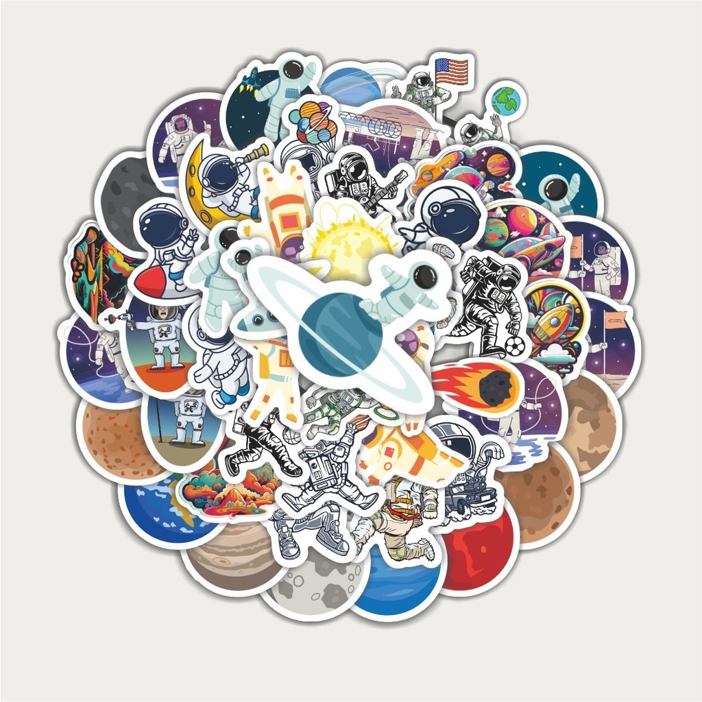 

Sticker Pack Stiker Astronot Luar Angkasa | Sticker TUMBLR | Stiker LAPTOP KOPER HELM