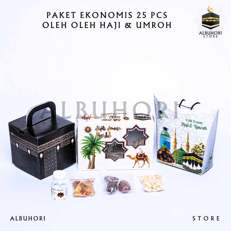 

Paket Ekonomis Oleh Oleh Haji dan Umroh Isi 25 Pcs Gift Hampers