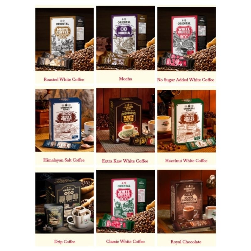 

Oriental white coffee (1 box = 10 sticks)