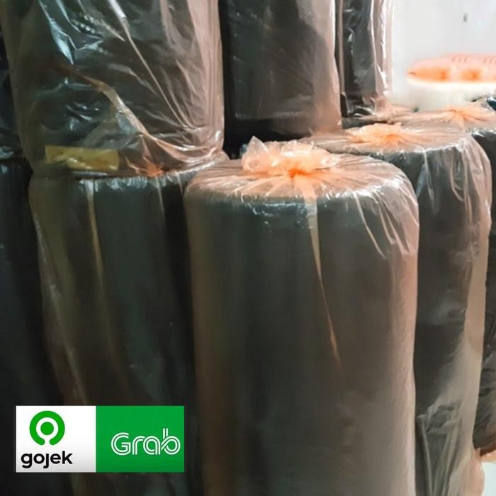 

Bubble wrap roll 125 cm x 50 m bening /hitam khusus gojek - Hitam [terlaris]