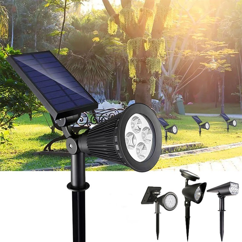 Lampu Taman Solar/lampu Outdoor Taman Tenaga Matahari/7 Led Sorot Tenaga Surya/lampu Taman Tenaga Su