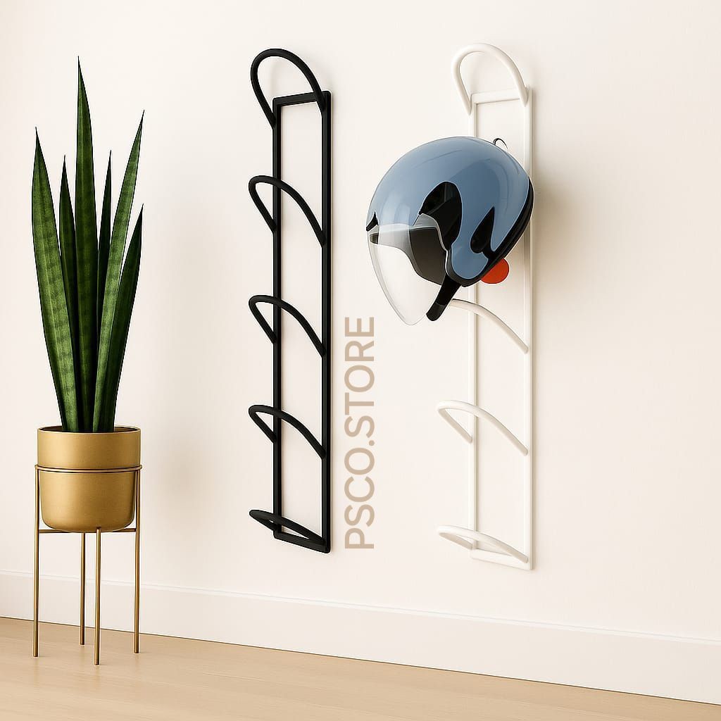 (Bisa COD) Rak Helm Dinding /Rak helm Gantung 5 susun Besi 8mm/ Rak helm estetik termurah