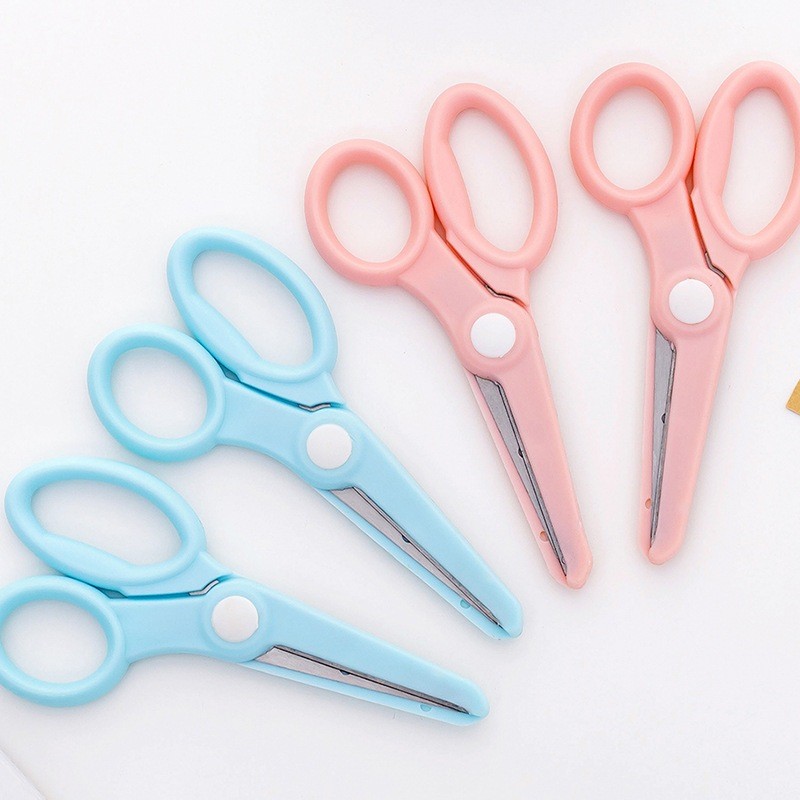 

GOJI Gunting Anak Mini Berwarna Cover Plastik Full Color Aman Digunakan Aesthetic Soft Pastel Lucu MO