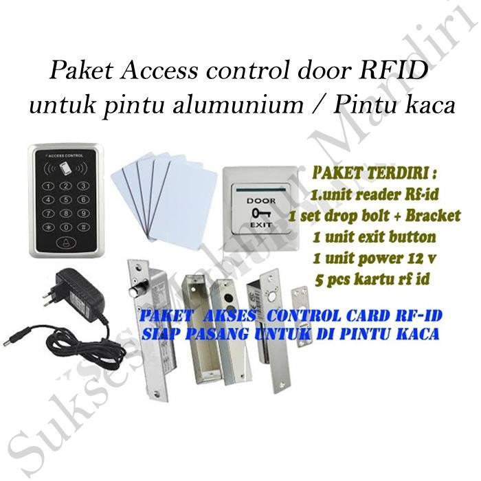 

Akses door - Access control Murah RF iD Paket Untuk Pintu Kaca