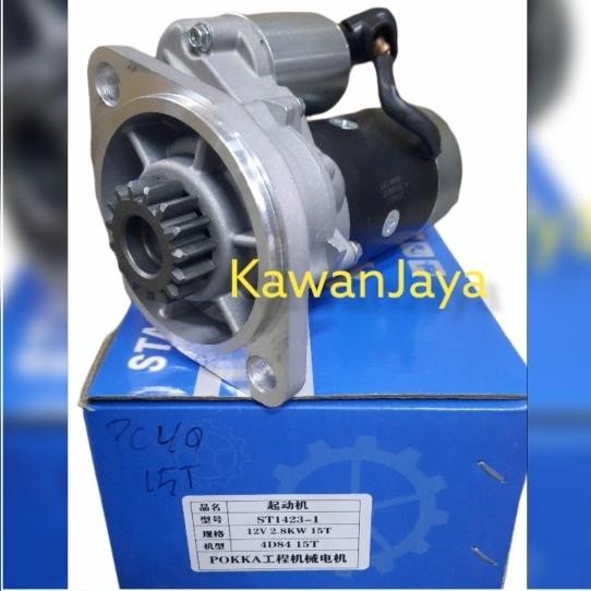 Starting Motor Dinamo Starter Komatsu PC40 4D84