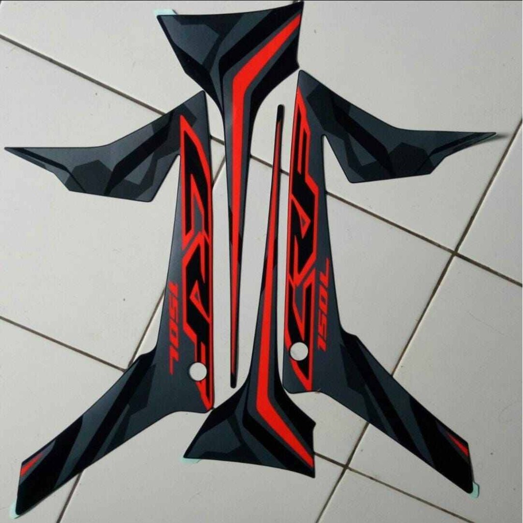 Striping Ori body Honda CRF 150L 2019 stiker bawaan original bodi honda crf 150 l