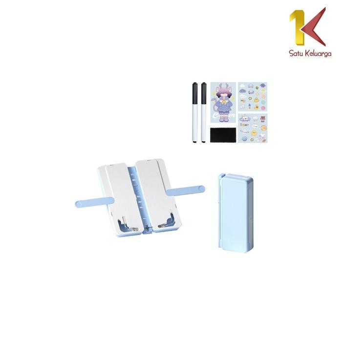 

[COD] SK A73 Tempat Pensil 2IN1 Multifungsi dengan Tatakan Buku dan Papan Tulis Praktis Multifungsi - BIRU, A73