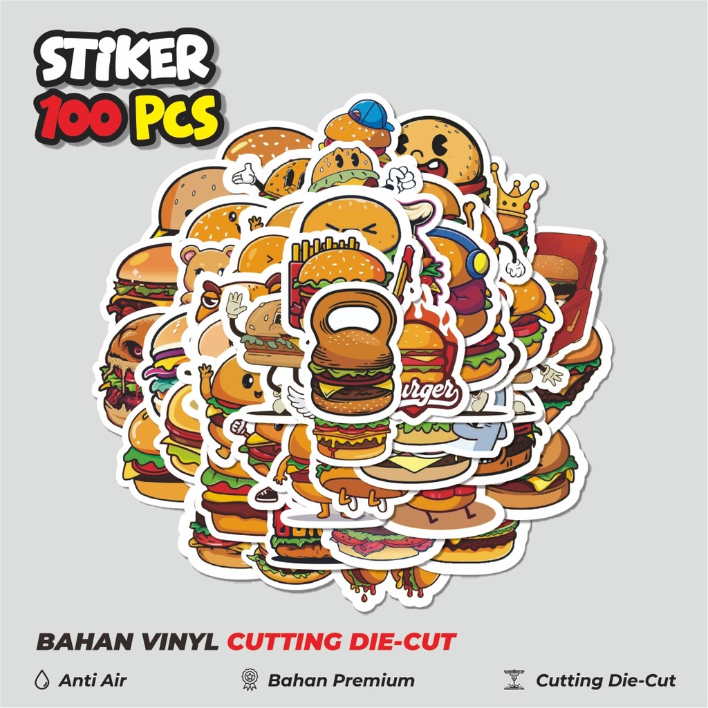 

Terbaru! 50 pcs Stiker Food Delicious [Makanan Lezat] Dekorasi Lucu Kreatif untuk Notebook, Skateboard, HP
