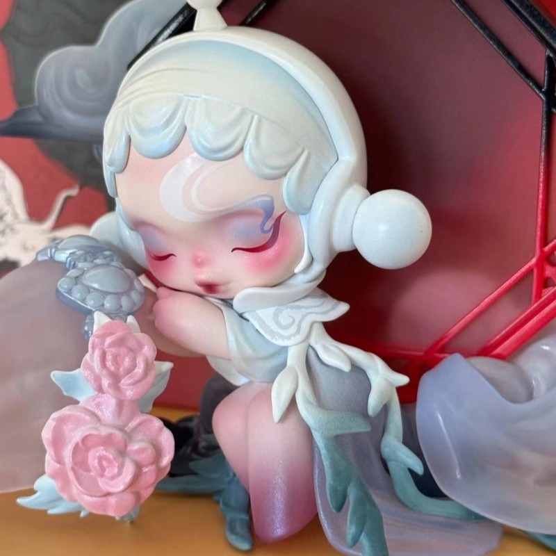 New Genuine Limited Skullpanda Valentine'S Day Action Figure Hanging Card Desktop Decor Collection P