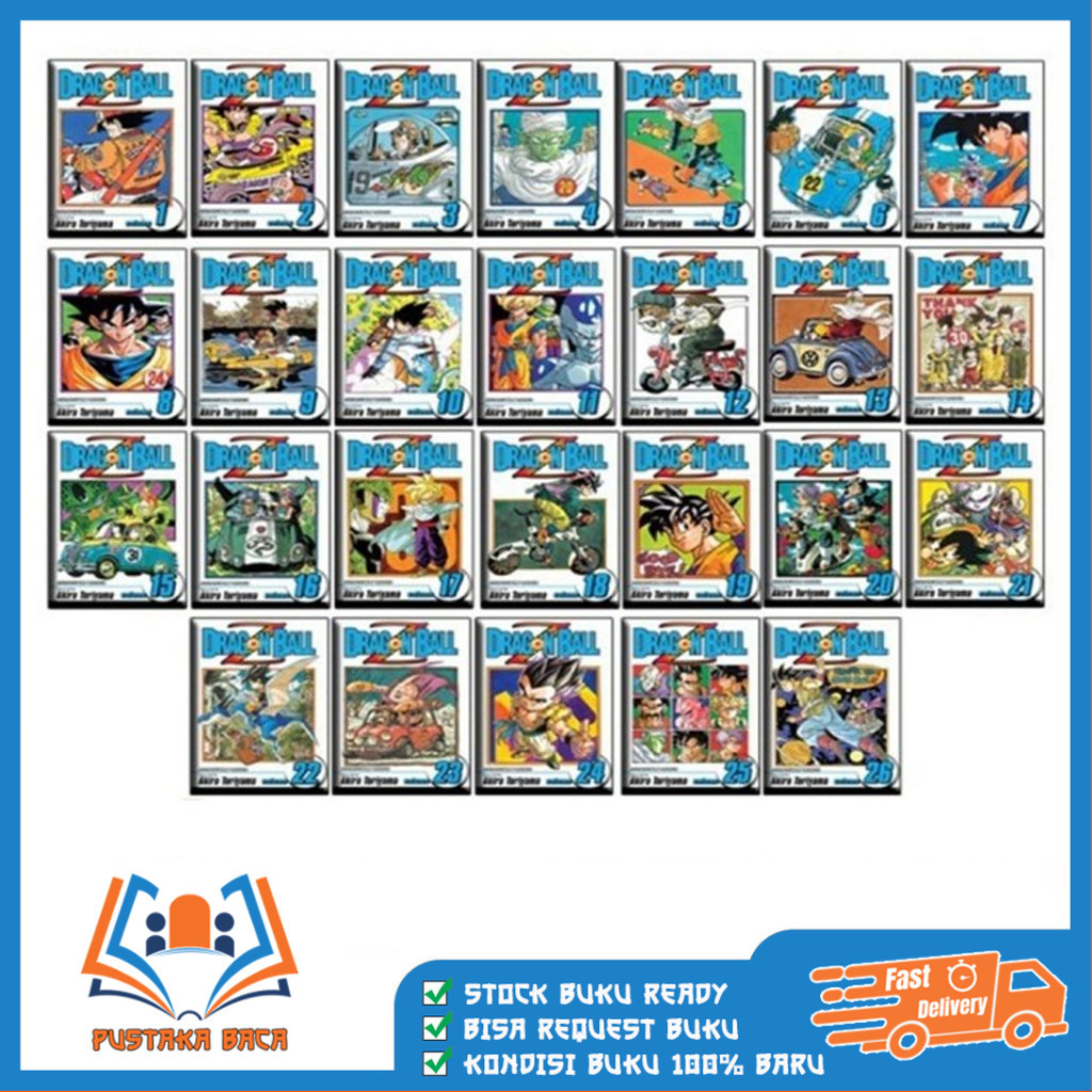 Komik Dragon Ball Z Full Set (26 Book Series)