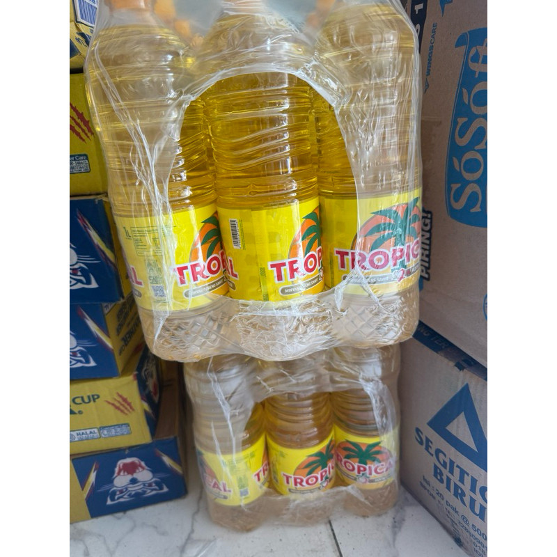 

PROMO!Minyak Tropical 1liter 12 botol Dan 2liter 6 botol sameday/InstantREADY