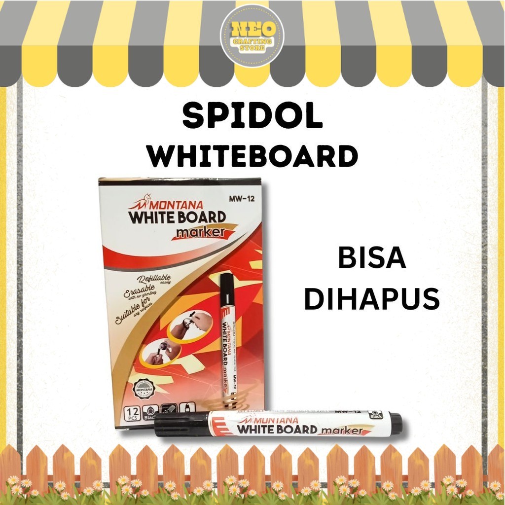 

Spidol Whiteboard (Bisa Hapus)