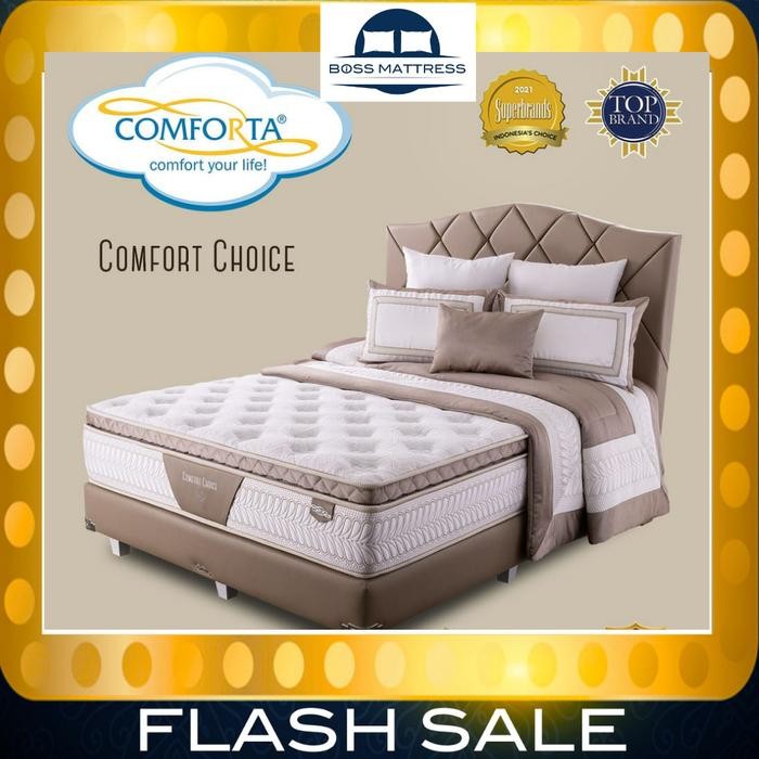 COMFORTA SpringBed COMFORT CHOICE ( Full SET ) 160 180 200 120 100 - Ukuran 100x200