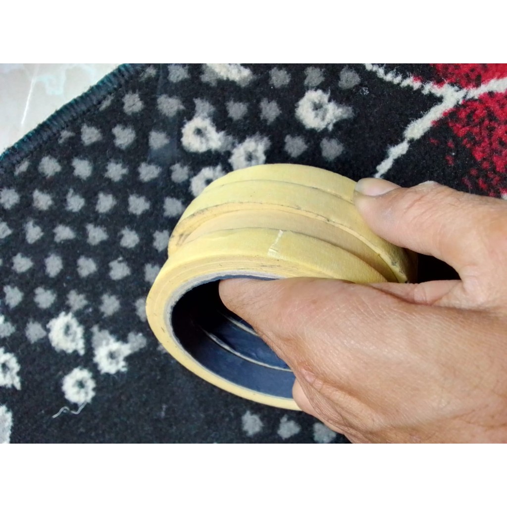 

Lakban Kertas bijian Masking Tape 12mm x 12 Meter Isolasi solasiban cat termurah