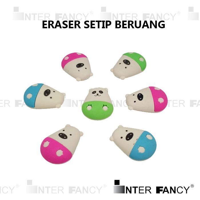 

Penghapus Eraser Setip Pensil Model Lucu Fancy Beruang. Dapat menghapus dengan bersih, tidak mudah patah.