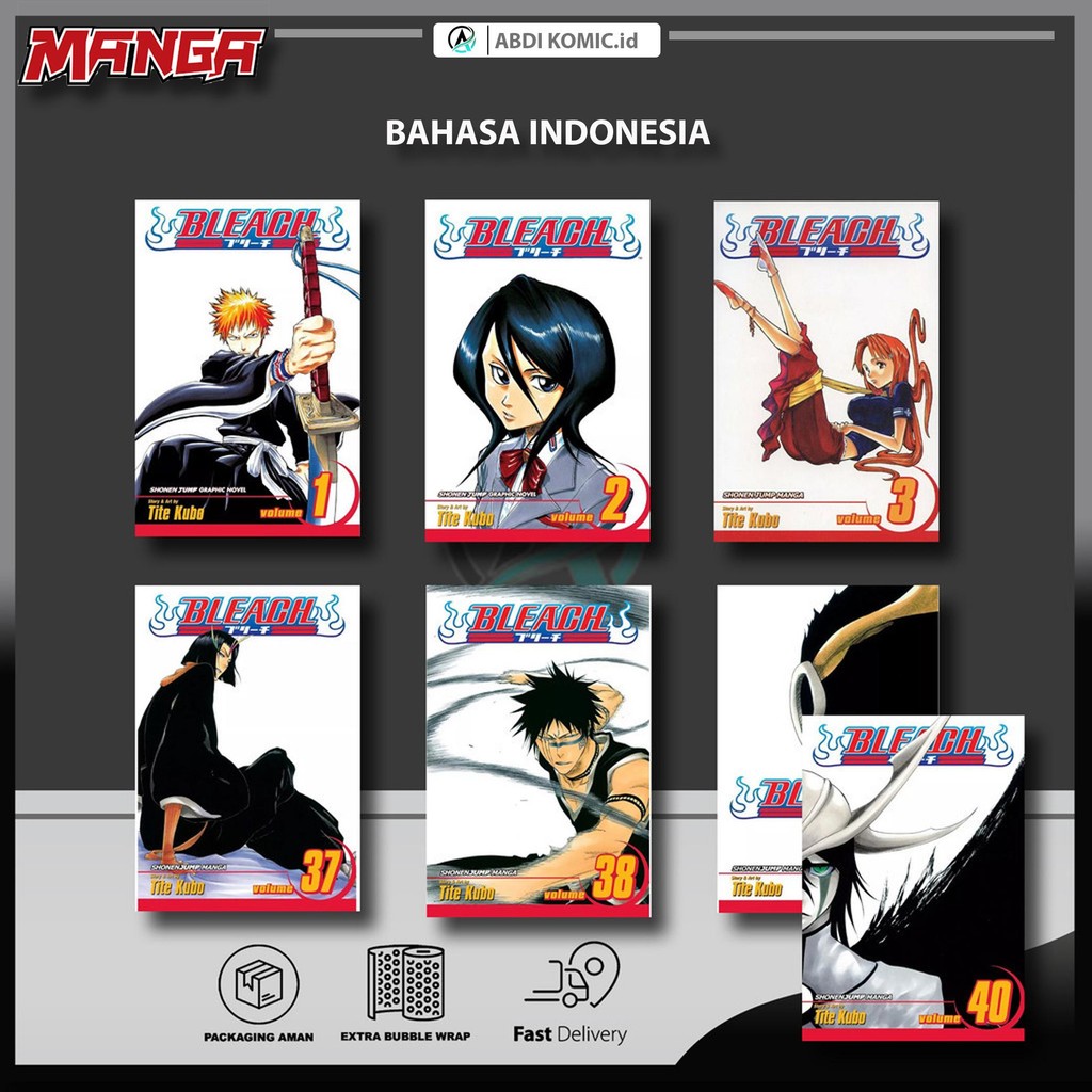Komik Manga Bleach, Vol. 1 - 40 (B. Indonesia)