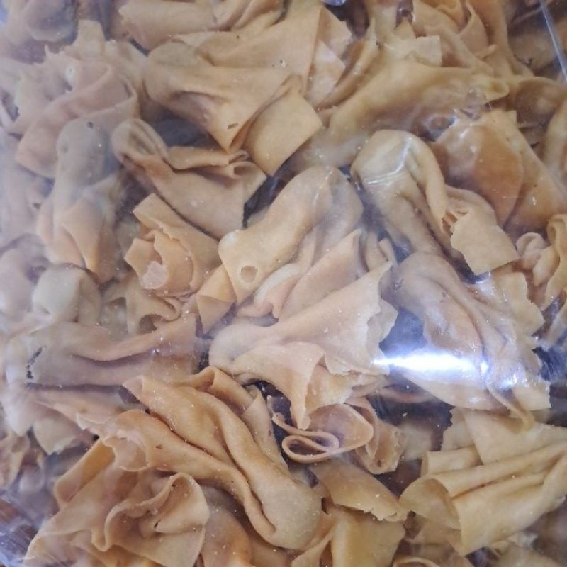 

Pangsit kering super isi abon ayam 500gr