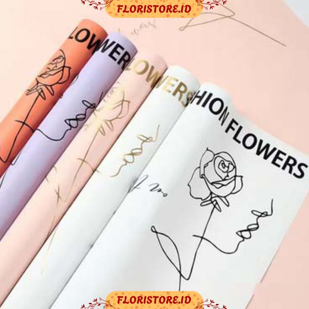 

FASHION FLOWERS PAPER / CELLOPHANE / FLORIST PAPER / KERTAS BUKET BUNGA / WRAPPING WRAPPER