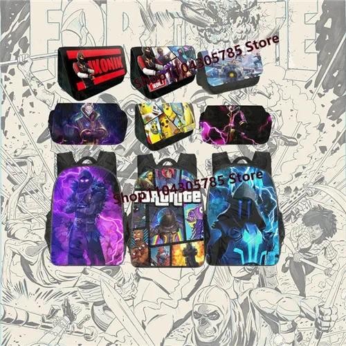 

Anime Backpacks Pencil Bags Kid Child Schoolbags Pencilcase Cosplay Cool Boys Girls Student Bag