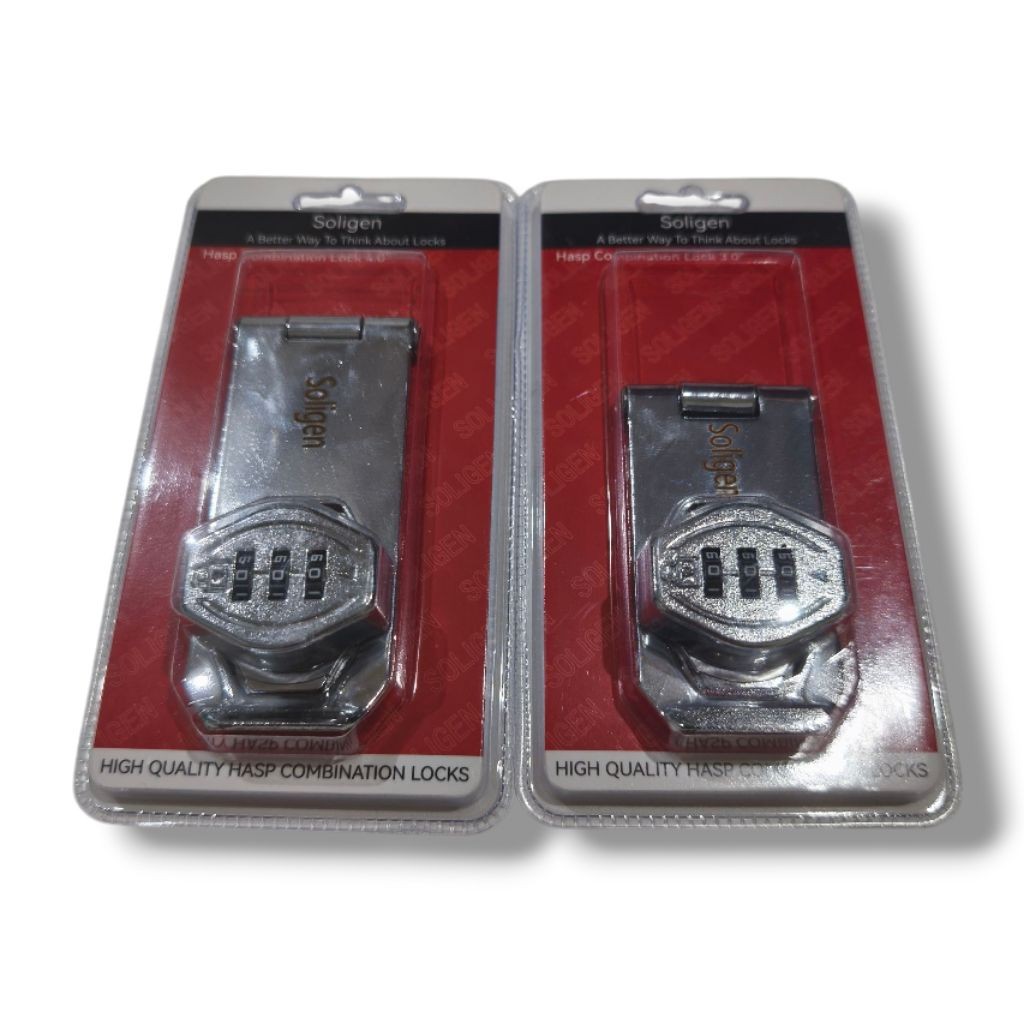 Haps lock overpal kunci Stainless Nomor 3" 4" Soligen