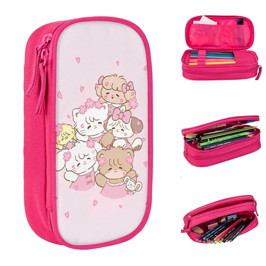 

Cute Cute Cartoon Mikkos Pencil Cases Pencilcases Pen Holder for Girls Boys Big Capacity Pencil Bags Students School Stationery