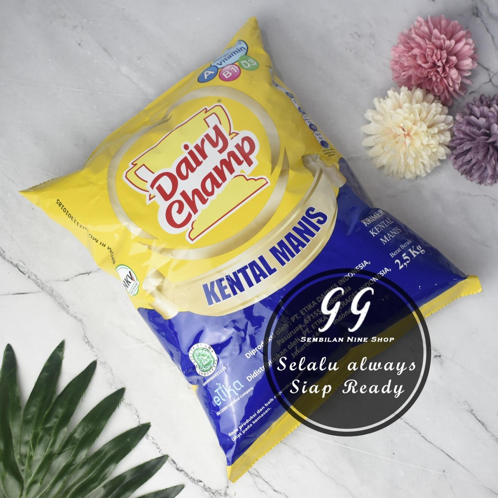

DairyChamp Krimer KENTAL MANIS 2,5 KG SKM Dairy Champ Susu Condensed Milk