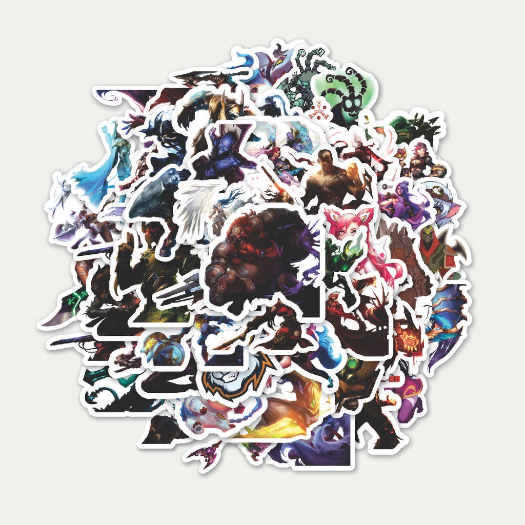 

Sticker Pack Stiker Kartun League Of Legends Skin 2 | Sticker TUMBLR | Stiker LAPTOP KOPER HELM