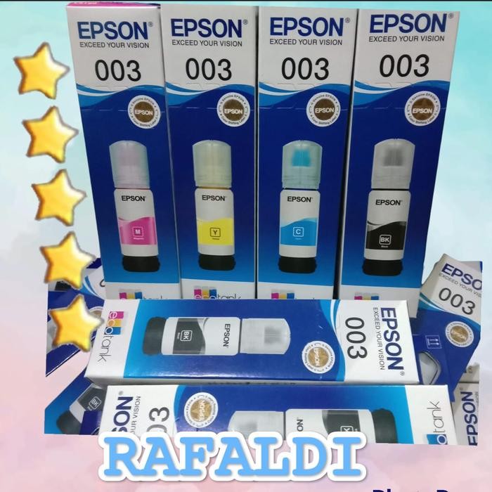 

TINTA REFILL 003 ORINAL(BK,M,Y,C) - Hitam