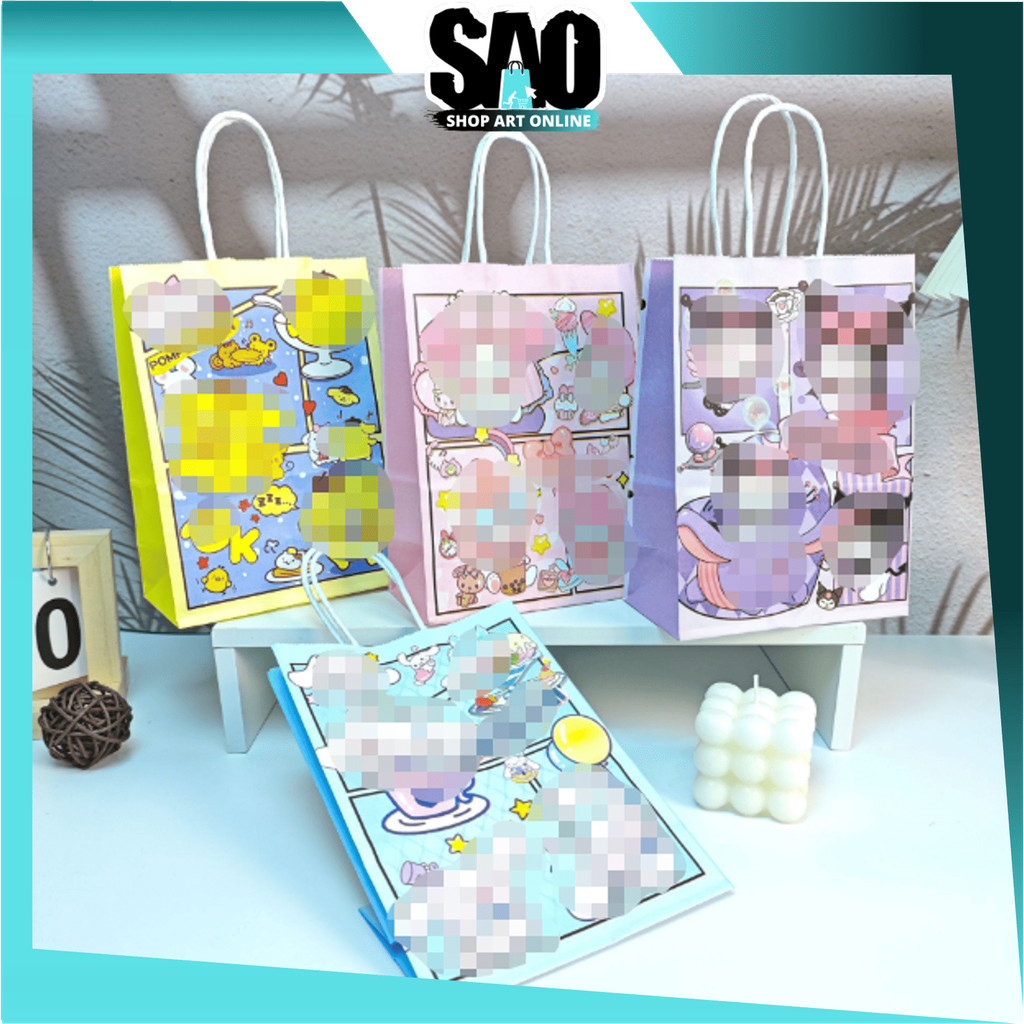 

SAO - 6661 Paper Bag / Paper Bag Karakter Lucu / Tas Souvenir Ulang Tahun / Goodie Bag Kartun / Kantong Kertas Kekinian / Tas Kado Lucu