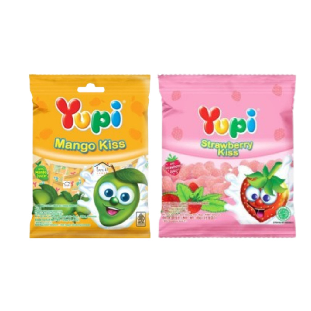 

Yupi Kiss Strawbery/MANGGO BAG 120gr