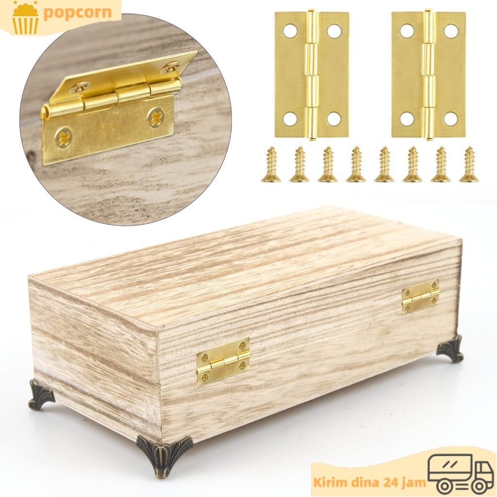 Engsel1.8/ 2.5/2.9cm per 100pcs engsel untuk kerajinan, engsel kotak kayu, engsel kotak suvenir, eng