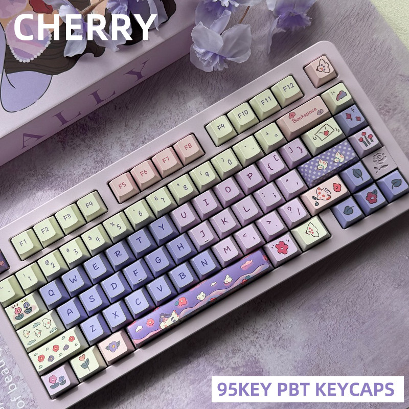 95 key keycaps, 61-84 key layouts, Cute mini keycaps,78/75/61/84/68/64 Keys