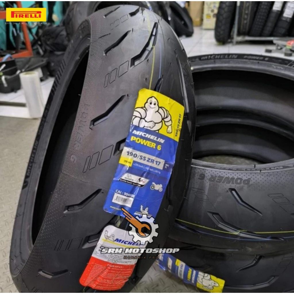 Ban Michelin 190/55-17 ZR POWER 6 Radial Tipe