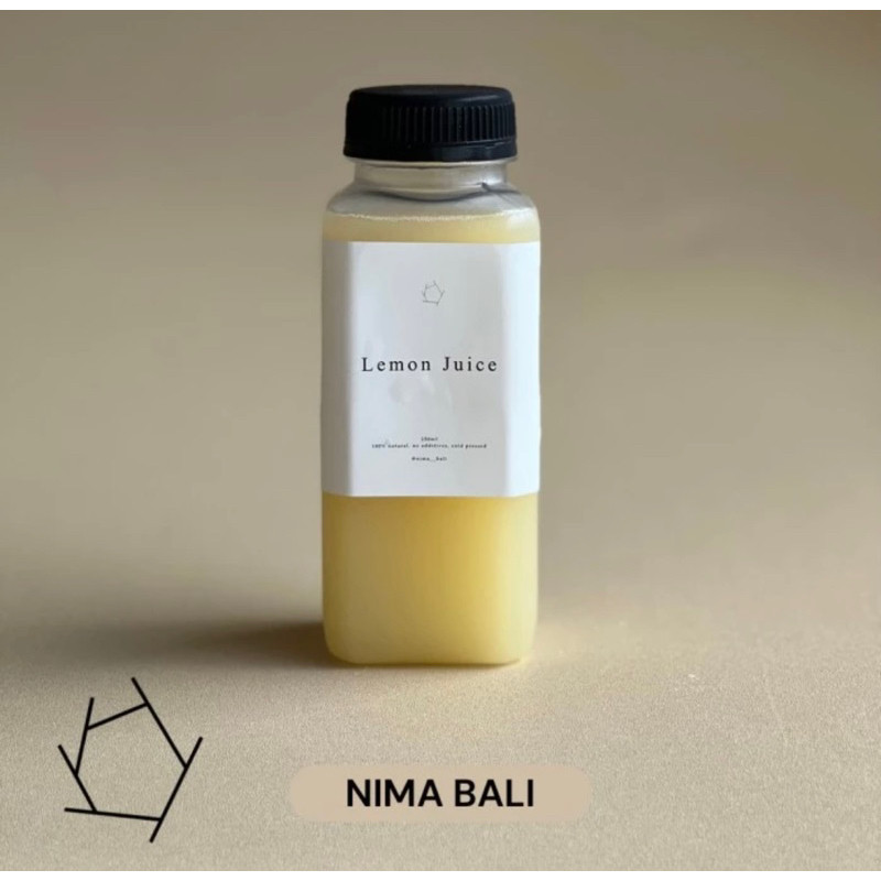 

Pure Lemon Juice | 100% perasan lemon | Nima Bali
