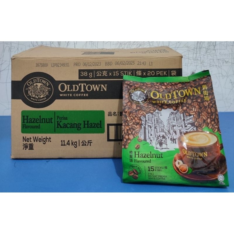 

OldTown White Coffee Hazelnut Original Malaysia 20 x 15Sticks x 35Gr