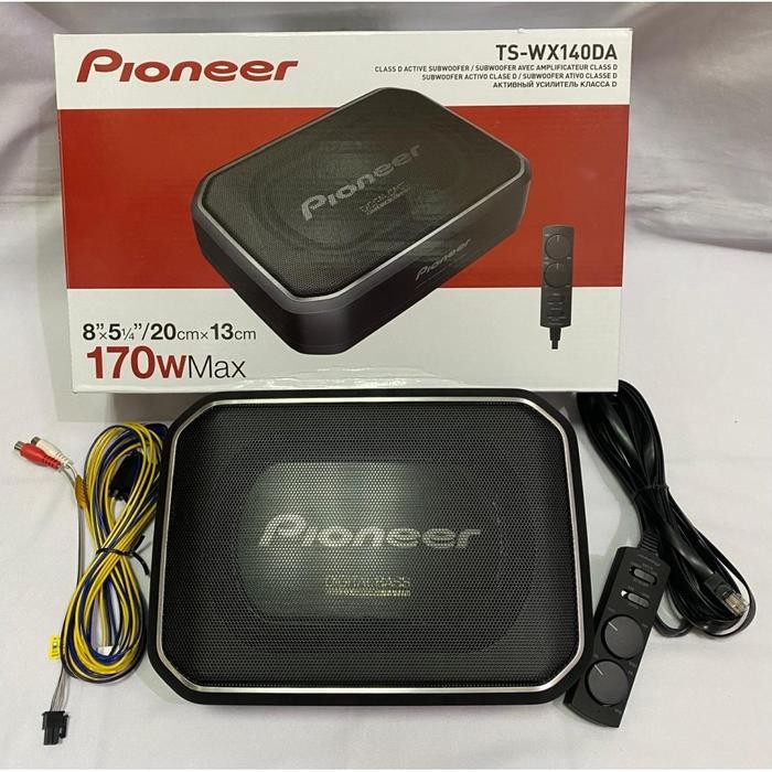 Pioneer TS-WX 140DA Subwoofer Aktif Bawah Kolong jok Mobil TS-WX140DA - GARANSI RESMI