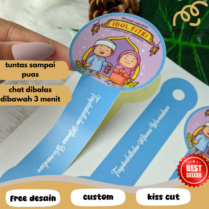 

PpD Cetak Sticker Segel Lebaran Cetak Stiker Toples Segel Idul Fitri Chromo Free Desain