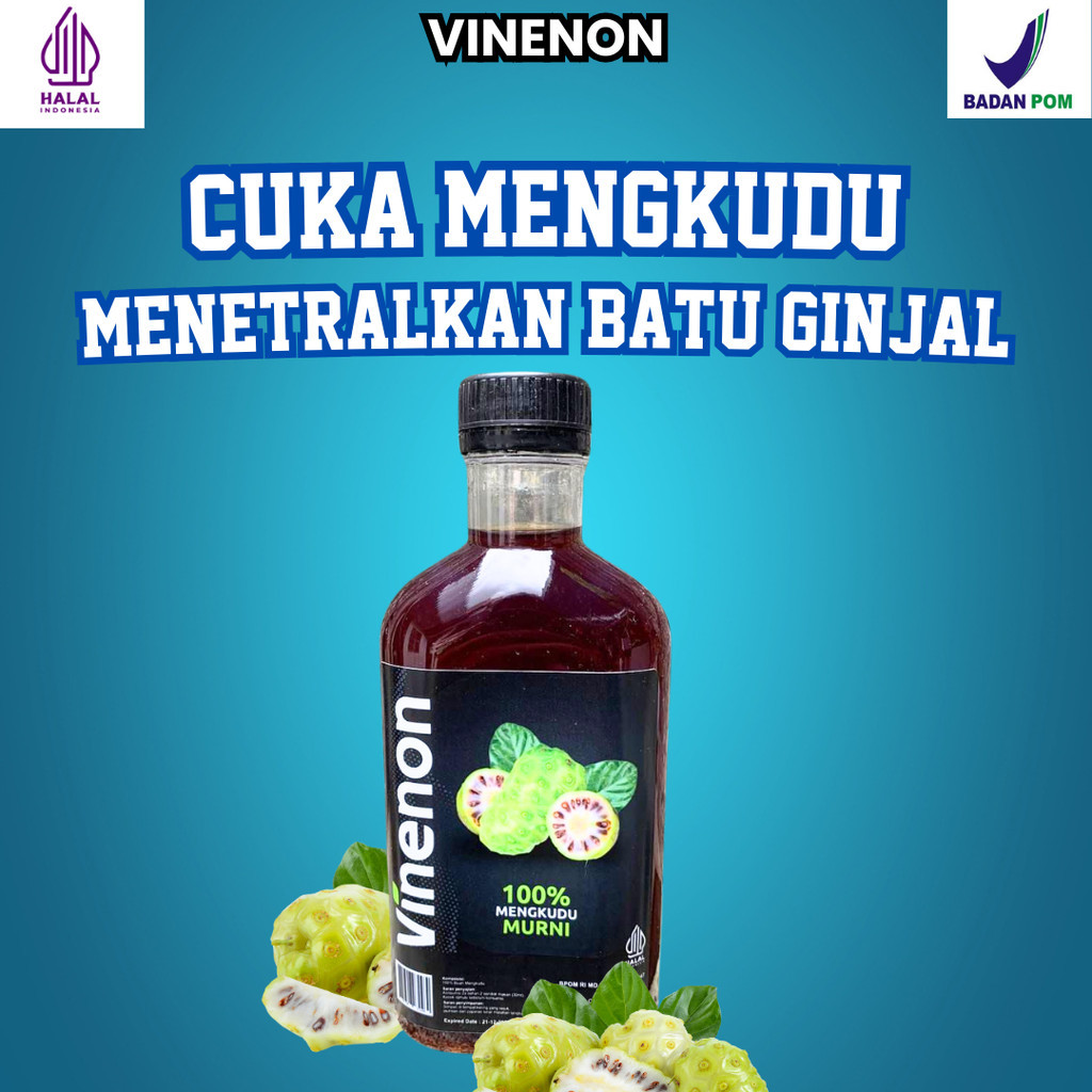 

Cuka Mengkudu VINENON 100% Asli - Obat Asam Urat Ampiuh - Halal - BPOM