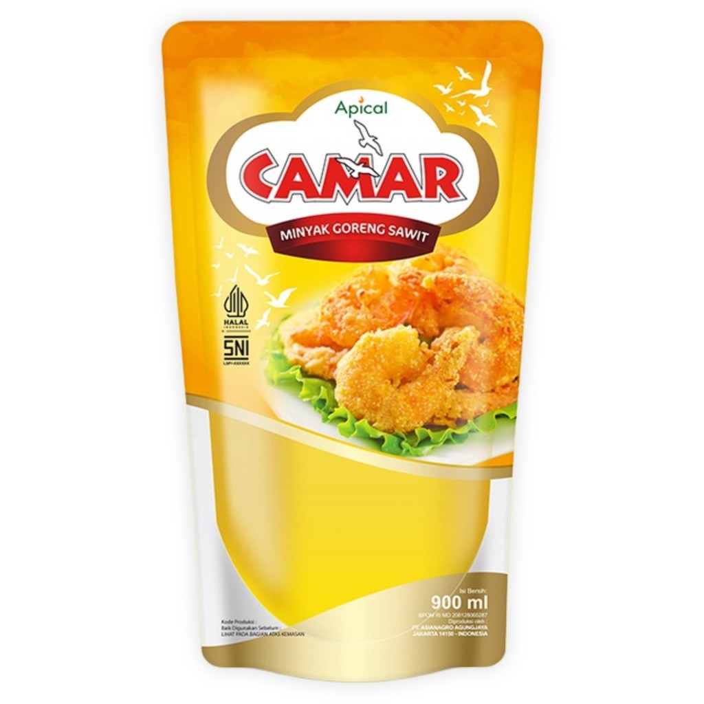 

Minyak Goreng Camar Kemasan 900ML / Camar Minyak Goreng 900ML Pouch / Camar Minyak Goreng Standing Pouch / Minyak Goreng Camar 900 / Minyak Camar / Minyak Goreng 900ml Murah