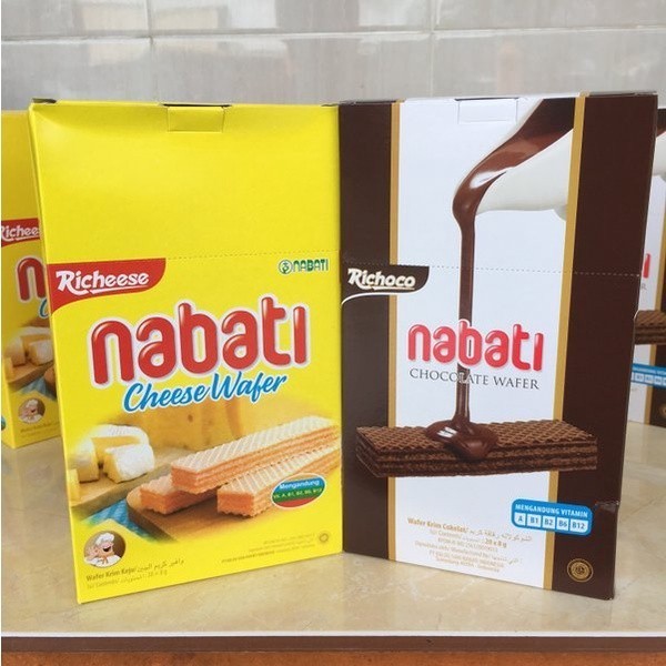 

Richeese Nabati cheese / Nabati wafer coklat Richoco 6 GR