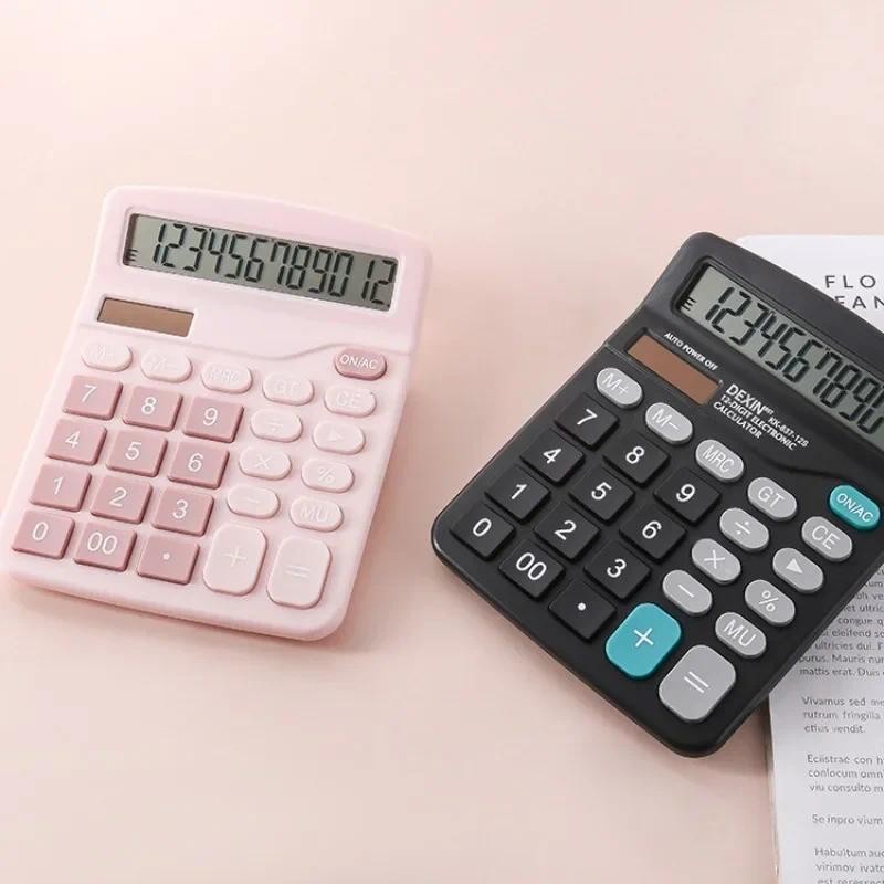 

Calculator Desktop Large Screen Dual Power Computer Financial Accounting Office Calculator