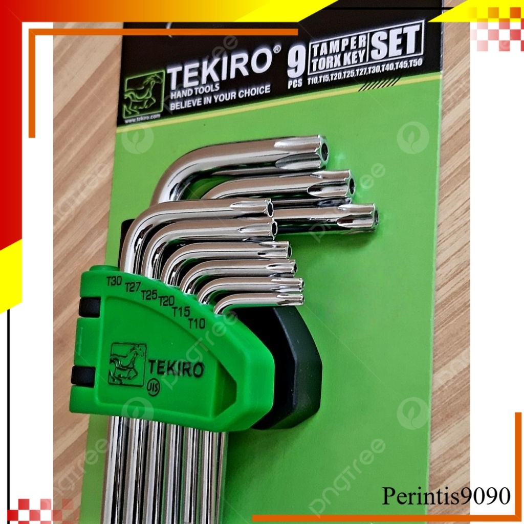 kunci L bintang set Tekiro panjang