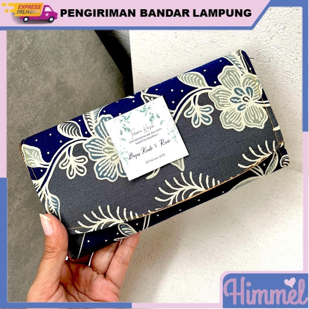 SOUVENIR PERNIKAHAN DOMPET BATIK JUMBO PERNIKAHAN/KHITANAN BATIK KHAS JOGJA HIMMEL SOUVENIR