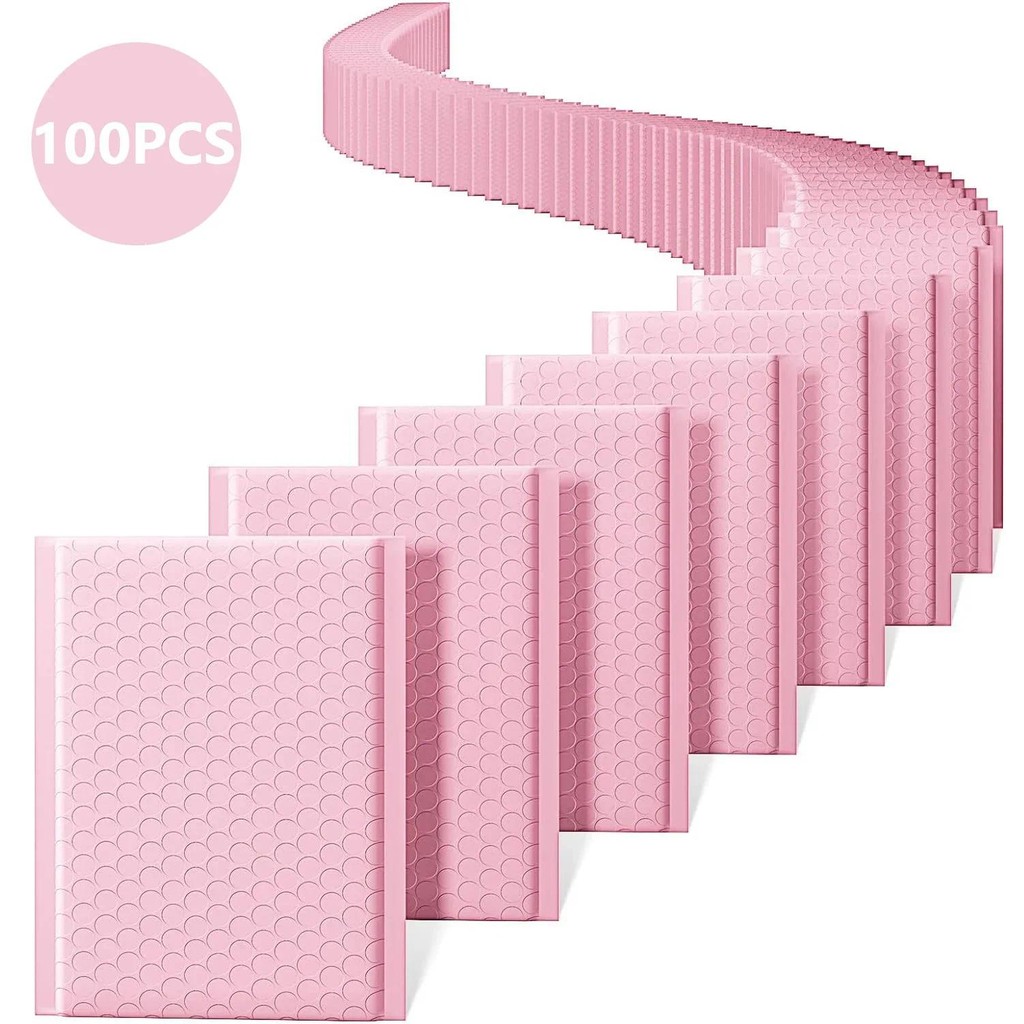 

100Pcs Shipping Bags Packages Packaging Supplies Packing Bag Bubble Mailer Small Business Envelope Mailing Mailers