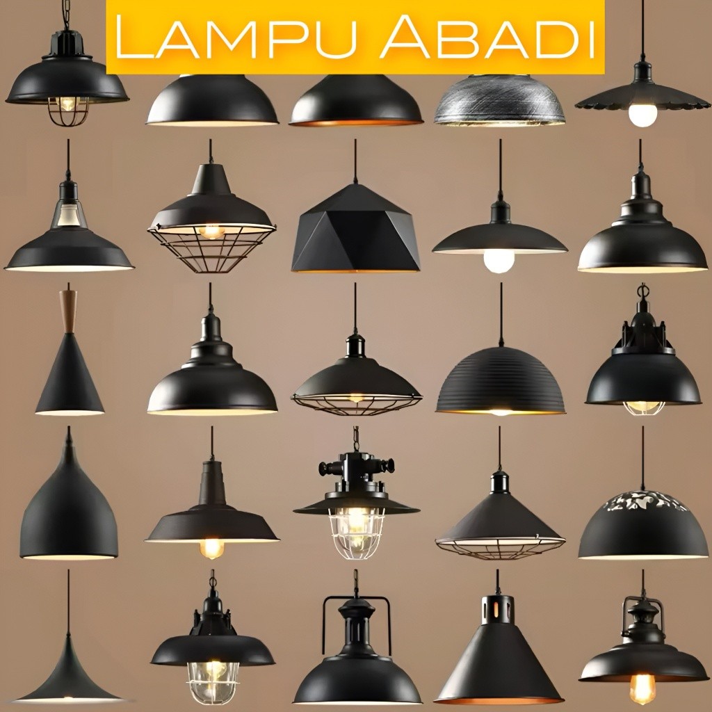Lampu ABADI Lampu Gantung Hias Vintage Lampu Gantung Retro Untuk Dapur Ruang Makan Kamar Tidur