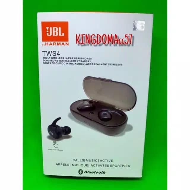 Headset bluetooth JBL TWS 4 Wireless earphone bluetooth Original