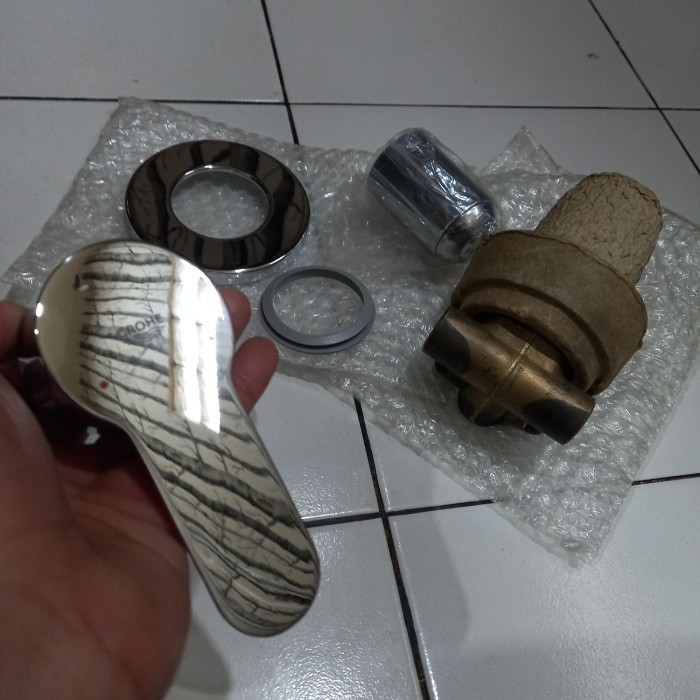 Vit Kran Shower Tanam minimalis | Kran Tanam Grohe Panas dingin (Baru)