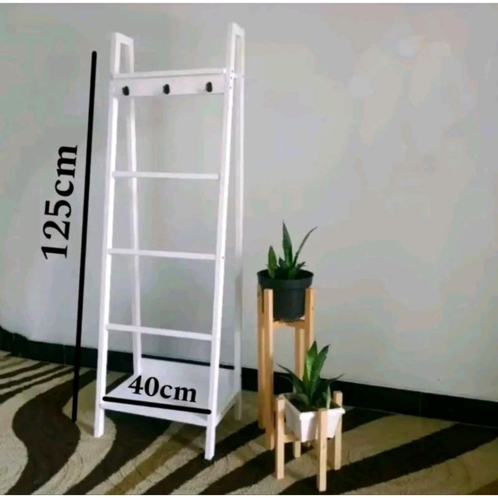 PROMO rak mukena sarung sajadah rak cantelan mukena cantelqn sarung cantelan sajadah rak kayu serbag