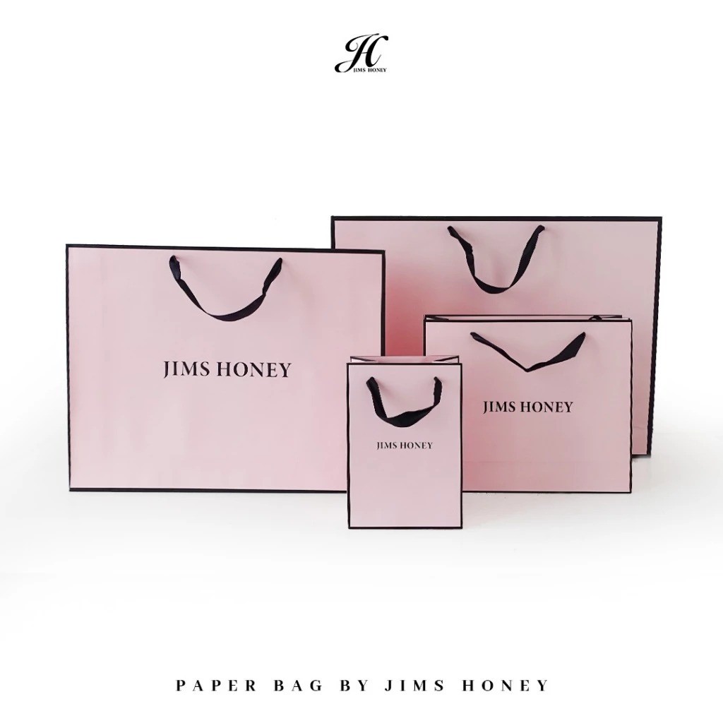 

PAPER BAG JIMS HONEY - TAS BELANJA PREMIUM PAPER BAG - PEMBUNGKUS KADO GIFT HADIAH CANTIK