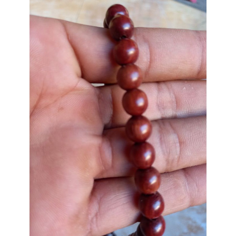 GELANG AKAR GALIH KAYU NAGASARI MERAH NATURAL TUA NGURAK 8MM